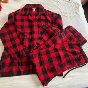 Wondershop Red and Black Plaid Flannel Shirt